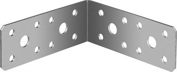 ЗУБР  УК-2.0, 35 x 90 x 90 x 2 мм, цинк, крепежный уголок (310126-35-090) 310126-35-090