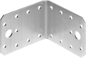 ЗУБР  УК-2.0, 55 x 70 x 70 x 2 мм, цинк, крепежный уголок (310126-55-070) 310126-55-070