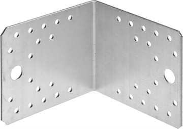 ЗУБР  УК-2.0, 90 x 105 x 105 x 2 мм, цинк, крепежный уголок (310126-90-105) 310126-90-105