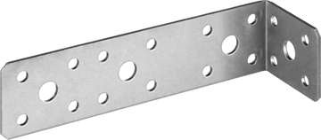 ЗУБР  УКА-2.0, 35 x 40 x 140 x 2 мм, цинк, асимметричный крепежный уголок (310156-35) 310156-35