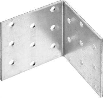 ЗУБР  УКР-2.0, 60 x 60 x 60 x 2 мм, цинк, равносторонний крепежный уголок (310206-060-060) 310206-060-060