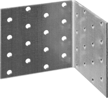 ЗУБР  УКР-2.0, 80 x 80 x 80 x 2 мм, цинк, равносторонний крепежный уголок (310206-080-080) 310206-080-080
