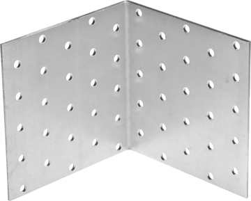ЗУБР  УКР-2.0, 100 x 100 x 100 x 2 мм, цинк, равносторонний крепежный уголок (310206-100-100) 310206-100-100