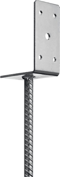 ЗУБР  ОС-L, 91 x 120 x 60 мм, L-образное основание столба (310296-090) 310296-090