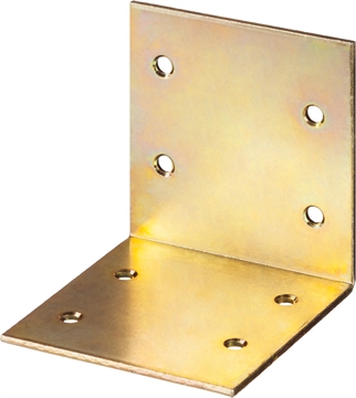 ЗУБР  УМШ-2.0, 60 x 60 x 60 x 2 мм, желтый цинк, широкий мебельный уголок (31033-60) 31033-60