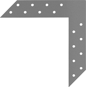 ЗУБР  УС-2.0, 175 x 175 x 35 x 2 мм, угловой соединитель (31044-175) 31044-175