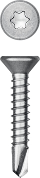 KRAFTOOL  DS-C, 25 х 4.8 мм, А2, сверло, потайная головка, ТХ25, 300 шт, саморез нержавеющий (300932-48-025) 300932-48-025