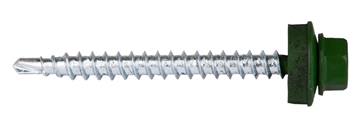 ЗУБР  СКД 6005, 50 х 4.8 мм, зелёный насыщ., 250 шт, кровельный саморез, Профессионал (4-300315-48-050-6005) 4-300315-48-050-6005