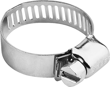 ЗУБР  Х-8П, 10 - 16 мм, просечная лента 8 мм, цинк, 10 шт, хомут стальной (37803-10-16-10) 37803-10-16-10