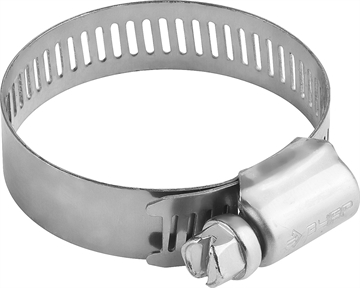 ЗУБР  НХ-12П, 19 - 44 мм, просечная лента 12.7 мм, 4 шт, нержавеющий хомут, Профессионал (37815-019-44-4) 37815-019-44-4