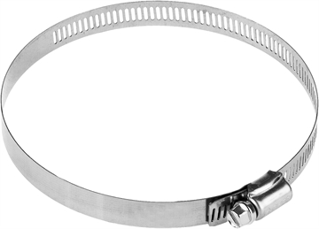 ЗУБР  НХ-12П, 105 - 127 мм, просечная лента 12.7 мм, 50 шт, нержавеющий хомут, Профессионал (37815-105-127-50) 37815-105-127-50