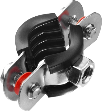 ЗУБР  3/8″, цинк, 10 шт, трубный хомут с гайкой (37850-15-19) 37850-15-19