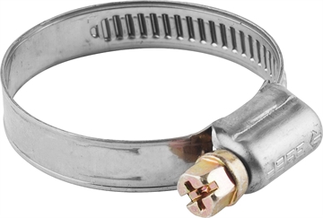 ЗУБР  НХ-9Н, 25 - 40 мм, накатная лента 9 мм, 5 шт, нержавеющий хомут, Профессионал (3787-25-40) 3787-25-40