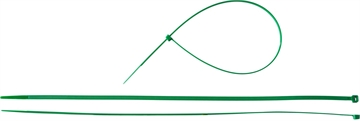ЗУБР  КС-З1, 4.8 x 400 мм, нейлон РА66, 100 шт, зеленые, кабельные стяжки, Профессионал (309060-48-400) 309060-48-400