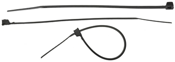 ЗУБР  КС-Ч2, 2.5 x 100 мм, нейлон РА66, 50 шт, черные, кабельные стяжки, Профессионал (4-309037-25-100) 4-309037-25-100