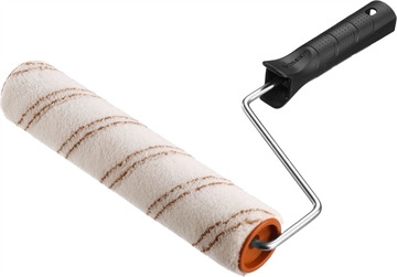 ЗУБР  ОПТИМА-МИКРОТЕКС, 40 х 180 мм, бюгель 6 мм, ворс 7 мм, микрофибра, для средств защиты дерева, малярный валик (03545-18) 03545-18