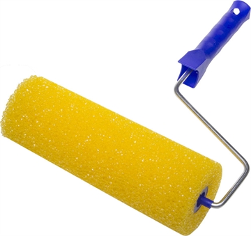 STAYER  80 х 240 мм, бюгель 6 мм, структурный поролон, для водоэмульсионных, акриловых красок и эмали, малярный валик, Professional (0365-24) 0365-24