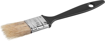 СИБИН  25 мм, 1″, светлая смешанная щетина, пластиковая ручка, все виды ЛКМ, плоская кисть (01008-025) 01008-025