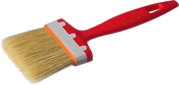 ЗУБР  УНИВЕРСАЛ, 75 мм, 3″, светлая натуральная щетина, пластмассовая ручка, все виды ЛКМ, плоская кисть (01015-075) 01015-075