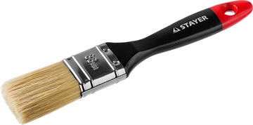 STAYER  Universal, 38 мм, 1.5″, светлая, натуральная щетина, деревянная ручка, все виды ЛКМ, плоская кисть, Professional (0104-038) 0104-038