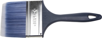 ЗУБР  АКВА, КП-13, 100 мм, 4″, искусственная щетина, пластмассовая ручка, для высокотекучих ЛКМ, плоская кисть (4-01013-100) 4-01013-100
