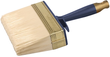 ЗУБР  АКВА, 4 х 14 см, искусственная щетина, пластмассовый корпус, для воднодисперсионных и акриловых ЛКМ, макловица (01817-14) 01817-14