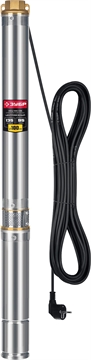 ЗУБР  1800 Вт, 135 м напор, скважинный центробежный насос, корпус из нержавеющей стали  (НСЦ-100-135) НСЦ-100-135