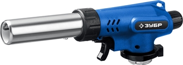 ЗУБР  ГП-500, 1300°C, увеличенный выход пламени, газовая горелка с пьезоподжигом на баллон с цанговым соединением, Профессионал (55552) 55552
