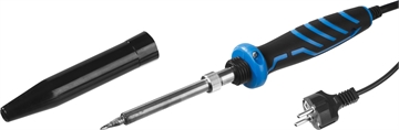 ЗУБР  Ceramic PRO, 40 Вт, керамическим нагреватель, конус, 2-к рукояткой, электропаяльник с защитным колпачком, Профессионал (55413-40) 55413-40
