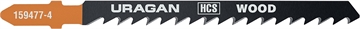 URAGAN  T244D, T-хвост., фигурный резHCS, шаг 4 мм, 75 мм, 2 шт, полотна для лобзика (159477-4) 159477-4_z02
