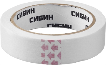 СИБИН  25 мм х 25 м, креповый, малярный скотч (12111-25) 12111-25_z01