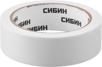СИБИН  30 мм х 25 м, креповый, малярный скотч (12111-30) 12111-30_z01