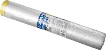 ЗУБР  20 м x 2.7 м, 10 мкм, HDPE, пленка укрывная с клейкой лентой, Профессионал (12250-270-20) 12250-270-20