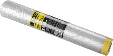 STAYER  15 м, 2.4 м, 9 мкм, с клейкой лентой маскер, защитная пленка, Professional (12255-240-15) 12255-240-15