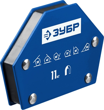 ЗУБР  УМ-6, 11 кг, угольник магнитный для сварочных работ, Профессионал (40055-11) 40055-11