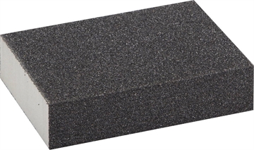 ЗУБР  Р80, SiC, 100 х 68 х 26 мм, водостойкая, четырехсторонняя шлифовальная губка (35612-080) 35612-080