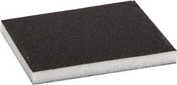 ЗУБР  Р80, 123 х 98 х 12 мм, водостойкая, двухстороння шлифовальная губка (35614-080) 35614-080