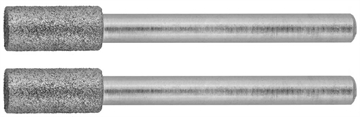 ЗУБР  2 шт, 4.8 x 10.0 х 3.2 мм, L 38 мм, набор алмазных мини-шарошек (35920) 35920