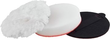 ЗУБР  3 шт, 125 мм, набор насадкок полировальных ручных (3590-125-H3) 3590-125-H3