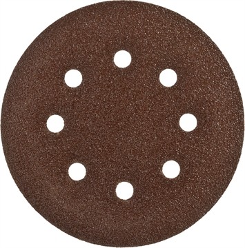 ЗУБР 150мм, 6 отв., Р60, 5 шт., круги шлифовальные из абразивной бумаги 35350-150-060 35350-150-060