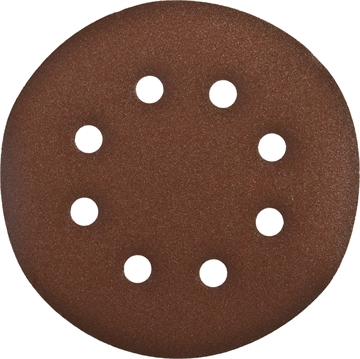 ЗУБР 150мм, 6 отв., Р240, 5 шт., круги шлифовальные из абразивной бумаги 35350-150-240 35350-150-240