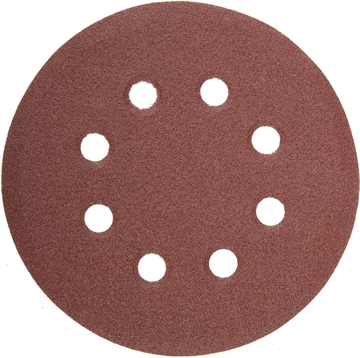 STAYER 8 отверстий, Р80, 125мм, 5 шт., круг шлифовальный универсальный из абразивной бумаги 35452-125-080 35452-125-080