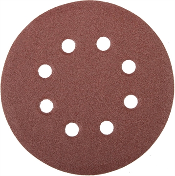 STAYER 8 отверстий, Р100, 125мм, 5 шт., круг шлифовальный универсальный из абразивной бумаги 35452-125-100 35452-125-100