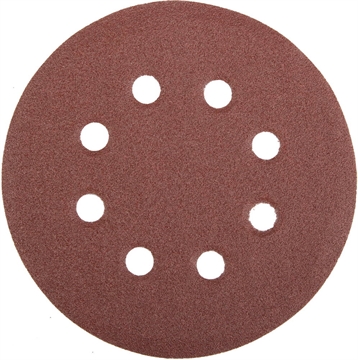 STAYER 8 отверстий, Р120, 125мм, 5 шт., круг шлифовальный универсальный из абразивной бумаги 35452-125-120 35452-125-120