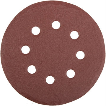 STAYER 8 отверстий, Р180, 125мм, 5 шт., круг шлифовальный универсальный из абразивной бумаги 35452-125-180 35452-125-180
