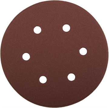 ЗУБР 6 отв., Р600, 150мм, 5 шт., круг шлифовальный универсальный, из абразивной бумаги на велкро основе 35566-150-600 35566-150-600