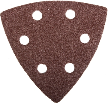ЗУБР 6 отв., Р80, 93х93х93мм, 5 шт., треугольник шлифовальный универсальный на велкро основе 35583-080 35583-080
