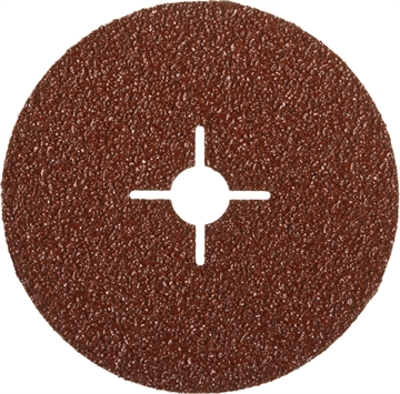 ЗУБР P24, 125х22мм, 5 листов, круг шлифовальный фибровый, для УШМ 35585-125-024 Профессионал 35585-125-024