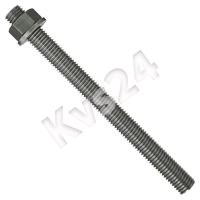 Шпилька резьбовая анкерная с шайбой и гайкой А4 8X110, нержавеющая 107230
