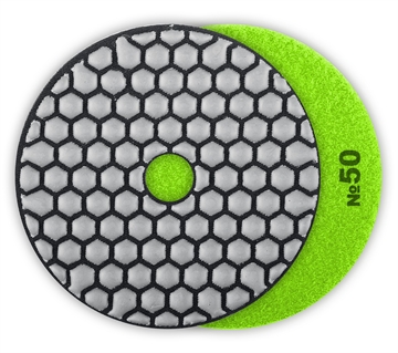 ЗУБР  100 мм, №50, сухое шлифование, алмазный гибкий шлифовальный круг АГШК, Профессионал (29868-050) 29868-050